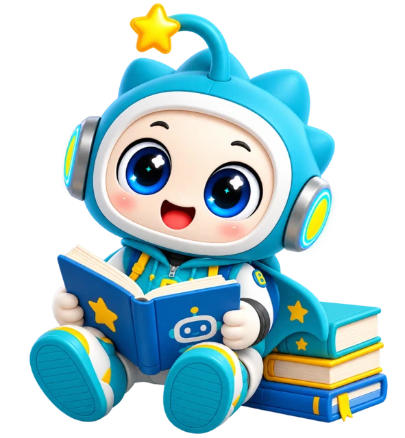 Bright Bro reading a book
